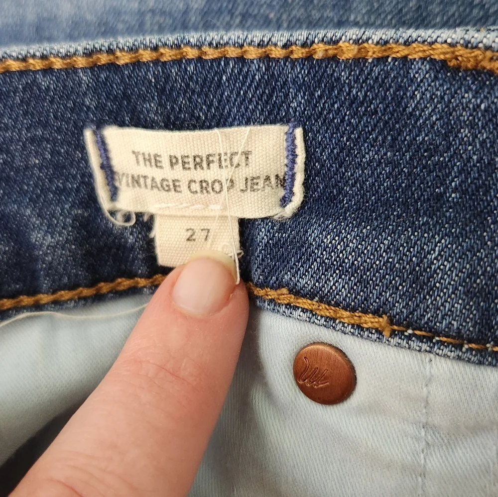 Madewell The Perfect Vintage Crop Jeans - Picture 6 of 8